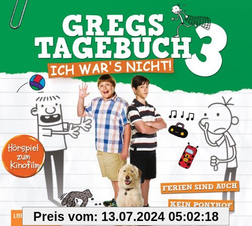 Gregs Film-Tagebuch 3 - Ich war's nicht!: Filmhörspiel.